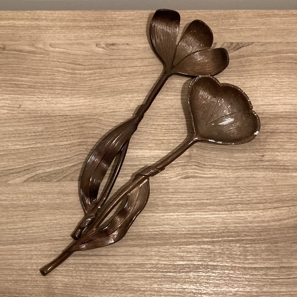 Michael Aram tulip servers brown enamel - Picture 9 of 14